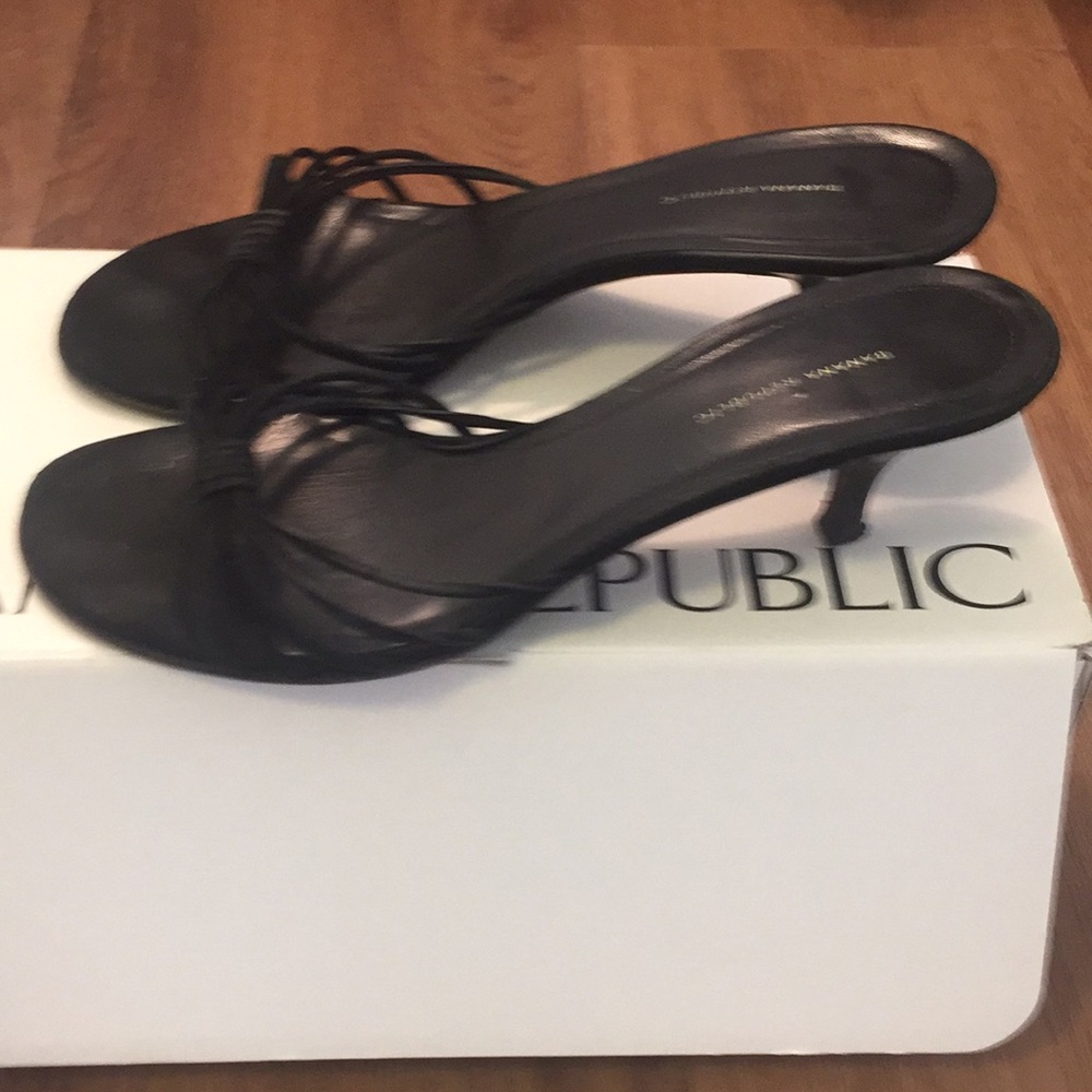 Banana Republic Black Sandals